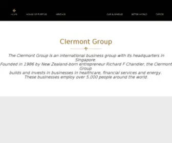 Clermont.com(Clermont Group) Screenshot