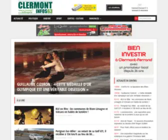 Clermontinfos63.fr(L'actualité de Clermont) Screenshot