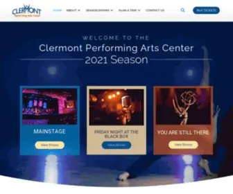 Clermontperformingarts.com(Clermont Performing Arts Center) Screenshot