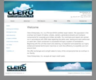 Cleroaviation.com(Clero Enterprises) Screenshot