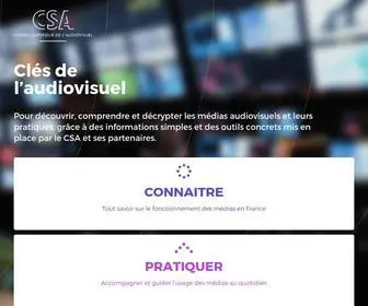 Clesdelaudiovisuel.fr(éducation) Screenshot