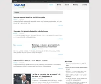Clesio.net(Notícias sobre política) Screenshot