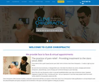 Clevechiropractic.com(Cleve Chiropractor) Screenshot