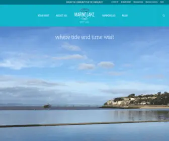 Clevedonmarinelake.co.uk(Clevedon Marine Lake) Screenshot