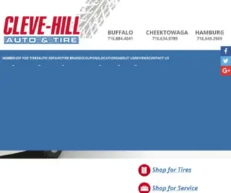 Clevehillauto.com(Cleve-Hill Auto & Tire) Screenshot