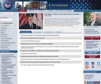 Cleveland-OH.gov(City of Cleveland) Screenshot