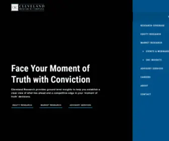 Cleveland-Research.com(Cleveland Research) Screenshot