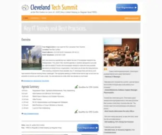 Cleveland-Summit.com(Cleveland Summit) Screenshot