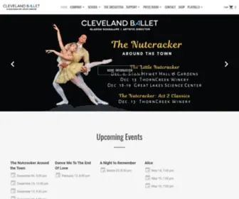 Clevelandballet.org(Cleveland Ballet Company) Screenshot