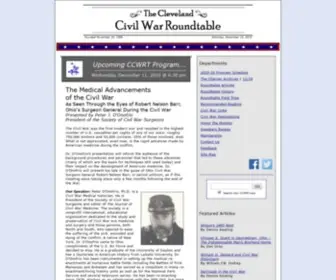 Clevelandcivilwarroundtable.com(The Cleveland Civil War Roundtable) Screenshot