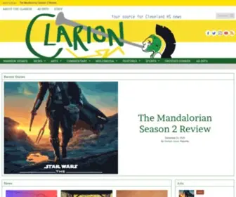 Clevelandclarion.com(The student) Screenshot