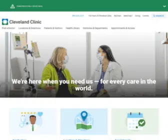 Clevelandclinic.org(Cleveland Clinic) Screenshot