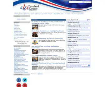 Clevelandcountyschools.org(Cleveland County Schools) Screenshot