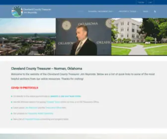 Clevelandcountytreasurer.org(Cleveland County Treasurer) Screenshot
