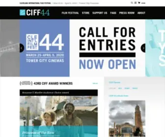 Clevelandfilm.org(44th Cleveland International Film Festival (CIFF)) Screenshot