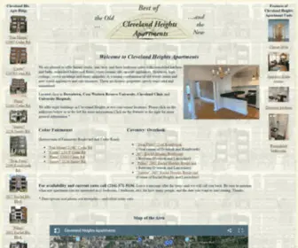 Clevelandheightsapts.com(Cleveland Heights Apartments for Rent) Screenshot