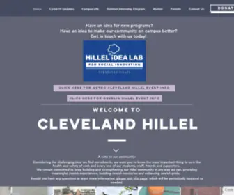 Clevelandhillel.org(Mysite) Screenshot