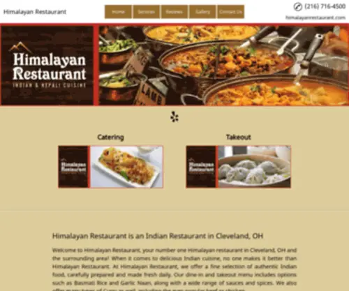 Clevelandhimalayanfood.com(Himalayan Restaurant is an Indian Restaurant in Cleveland) Screenshot