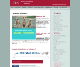 Clevelandhslibrary.org(クーポンコード) Screenshot