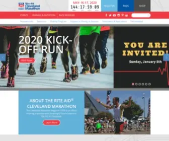 Clevelandmarathon.com Screenshot