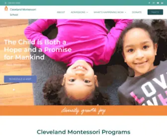 Clevelandmontessori.org(The Child) Screenshot