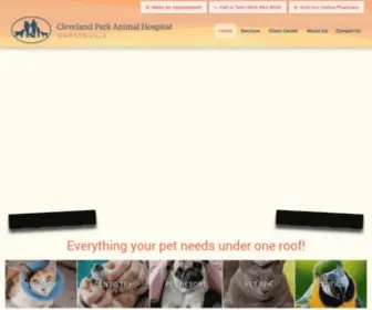 Clevelandparkeast.com(Simpsonville Animal Clinic) Screenshot