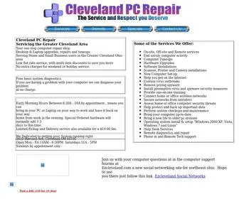 Clevelandpcrepair.com(Greater Cleveland PC Repair) Screenshot