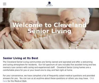 Clevelandseniorlivingllc.com(CLEVELAND SENIOR LIVING) Screenshot