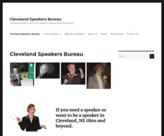 Clevelandspeakersbureau.com(Cleveland Speakers Bureau) Screenshot