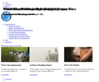 Clevelandwaterlineprograms.com(Cleveland Water) Screenshot