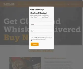 Clevelandwhiskey.com(Bourbon Whiskey Cleveland Whiskey) Screenshot