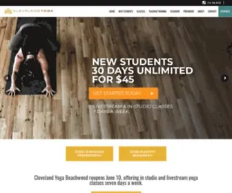 Clevelandyoga.com(Cleveland Yoga Hot Yoga) Screenshot