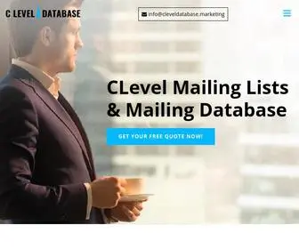 Cleveldatabase.marketing(C-Level Executives Mailing List) Screenshot