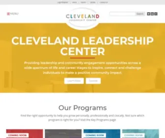Cleveleads.org(Cleveland Leadership Center) Screenshot