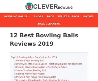 Cleverbowling.com(Choosing your equipment) Screenshot