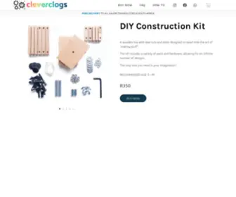 Cleverclogs.co.za(Educational Wooden Toys in South Africa) Screenshot