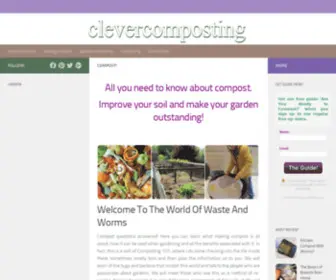 Clevercomposting.com(How To Make Compost) Screenshot