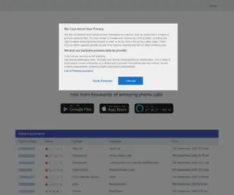 Cleverdialer.co.uk(Protects from spam calls with active community) Screenshot