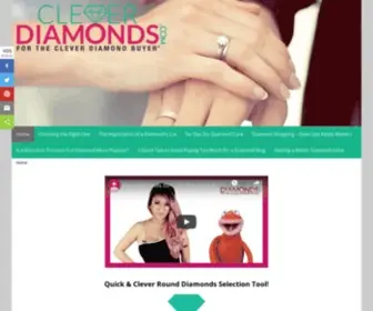 Cleverdiamonds.com(For The Clever Diamond Buyer) Screenshot