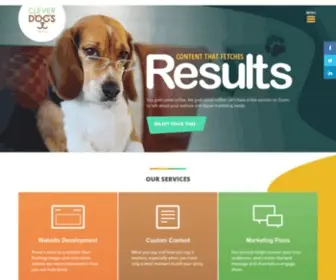 Cleverdogsmedia.com(Website Design and SEO Content l Clever Dogs Media l Franklin Indiana) Screenshot