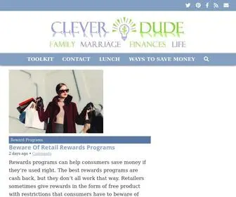 Cleverdude.com(Clever Dude Personal Finance & Money) Screenshot