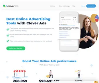 Cleverecommerce.com(Google Ads automation for ecommerce) Screenshot