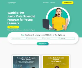 Clevered.com(Online free coding for kids) Screenshot