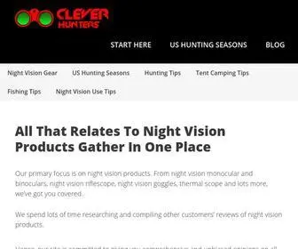 Cleverhunters.com(All review about night vision products) Screenshot