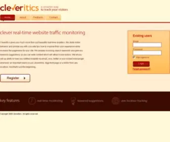 Cleveritics.com(Home of smarter analytics) Screenshot