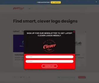 Cleverlogos.co(Promoting clever) Screenshot