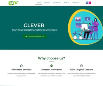 Clevermamba.com(The Best Digital Marketing Agency) Screenshot