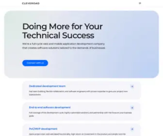 Cleveroad.com(Mobile app development company) Screenshot