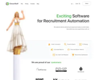 Cleverstaff.net(Applicant tracking system (ATS) software for recruiting) Screenshot
