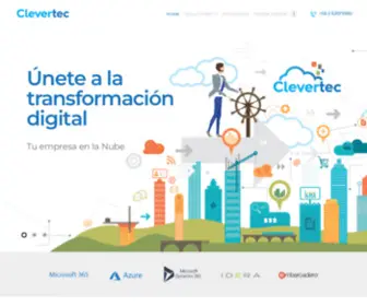 Clevertec.cl(Líderes en soluciones TI) Screenshot